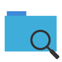 Blue,Explorer,Magnifying glass,File,Folder,Finder